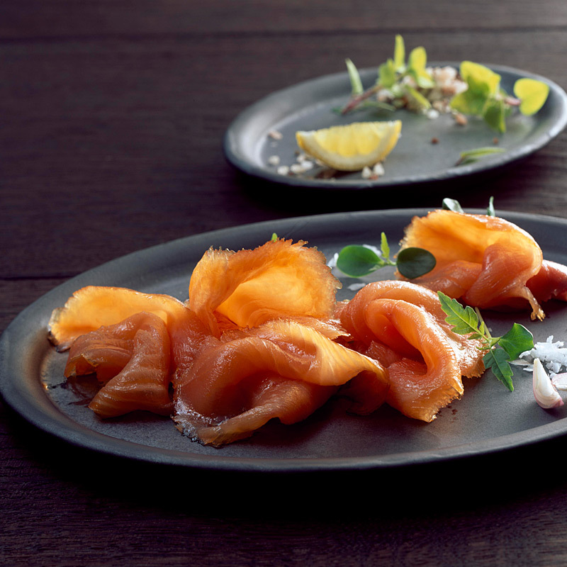 Räucherlachs vorgeschnitten ohne Haut frisch 500g