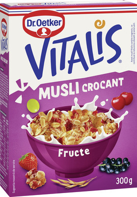 DR.OETKER MUSLI CROCANT CU FRUCTE 300G