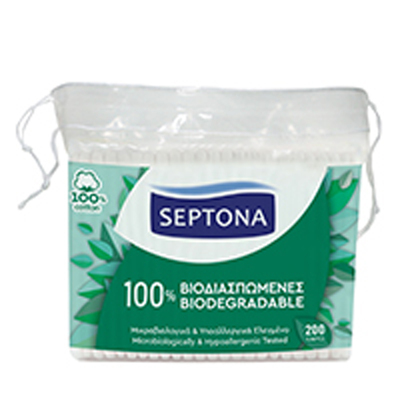 SEPTONA BETISOARE PUNGA BIODEGRADABILE 200BUC