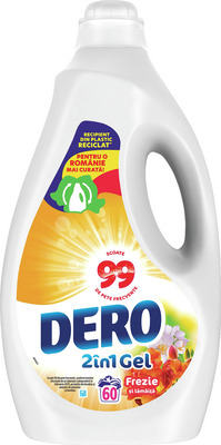 DERO 2IN1 DETERGENT LICHID AUTOMAT FREZIE 3L 60 SPALARI