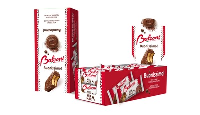BALCONI MIX MAX PRAJITURA GLAZURATA CU CREMA DE CACAO 30G