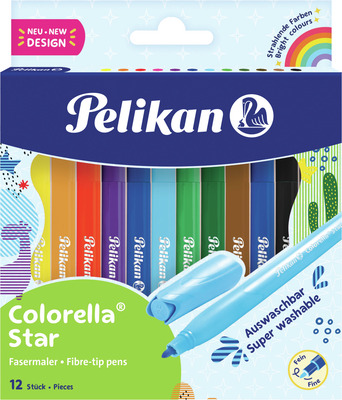 PELIKAN CARIOCI COLORELLA STAR 12 CULORI