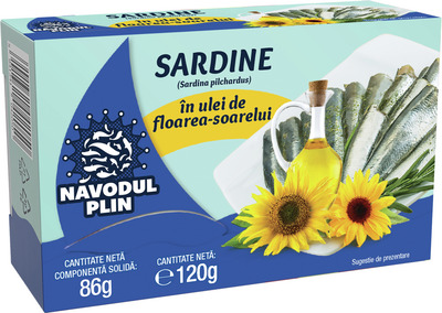 NAVODUL PLIN SARDINA IN ULEI 120G
