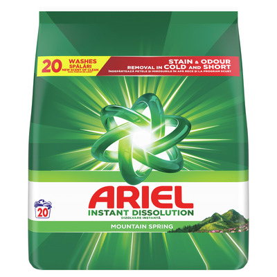 ARIEL MOUNTAIN SPRING DETERG. PUDRA PT.RUFE 1,3KG 20 SPALARI