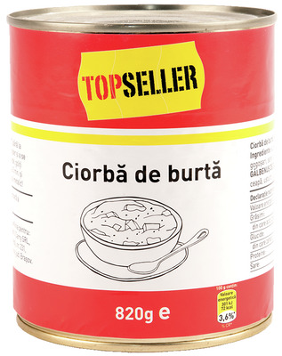 TOPSELLER CIORBA DE BURTA 820G
