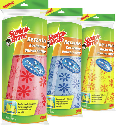 SCOTCH-BRITE LAVETA ROLL MAX IMPRIMATA