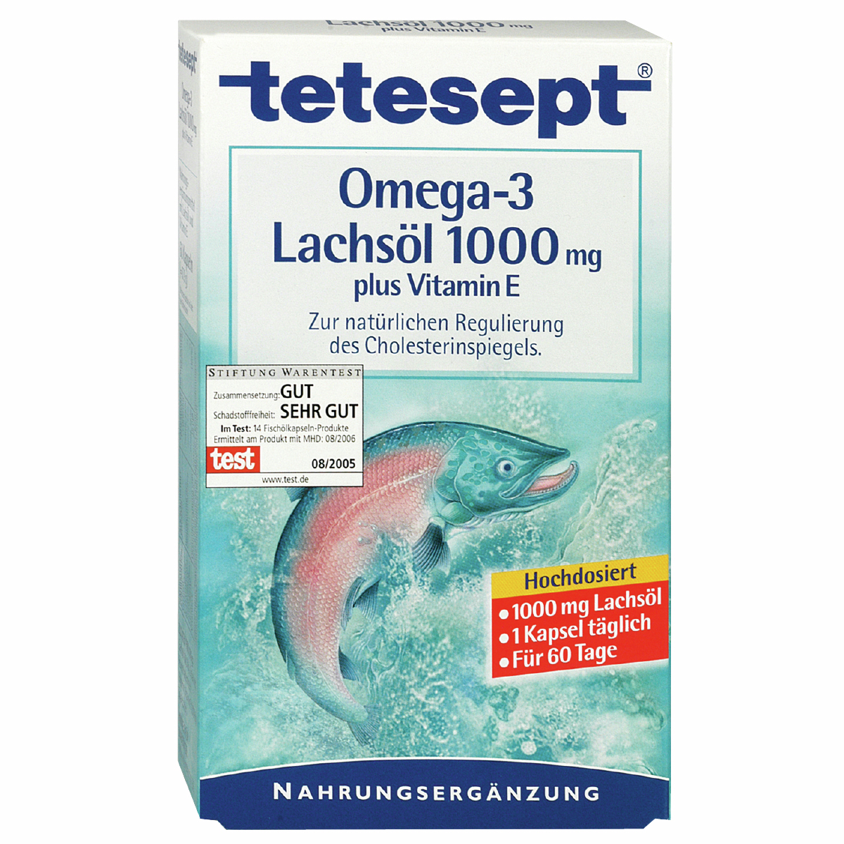 Tetesept Omega3 Lachsöl 1000 80ST