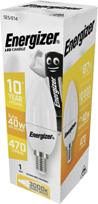 ENERGIZER LED E14 5.2(40)W LC 470 LM, TIP LUMANARE