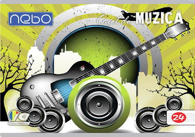 CAIET MUZICA 24 FILE DIVERSE MODELE