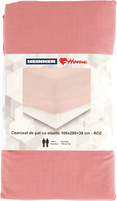 HEINNER CEARCEAF PAT 160X200CM ELASTIC LA COLTURI 100%BUMBAC