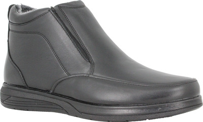 GORETTI GHETE BARBATI PIELE NEGRU CU FERMOAR 40_45
