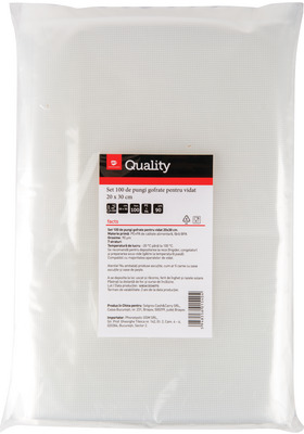 TRANSGOURMET QUALITY SET 100 PUNGI VIDAT GOFRATE 20X30CM