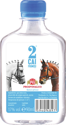 2 CAI FRUMOSI VODCA 17% 0,09