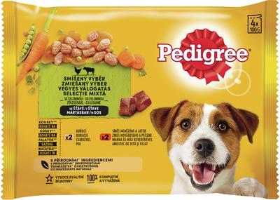 PEDIGREE PLIC ADULT VITA&PASAR 4X100 GR