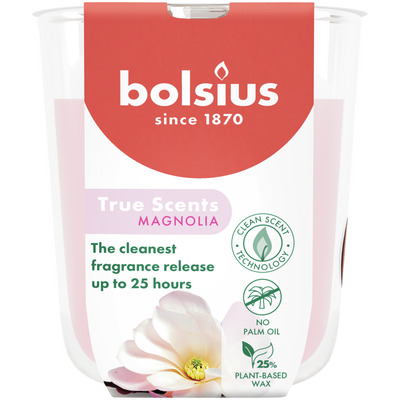 BOLSIUS LUMANARE PARFUMATA IN PAHAR MAGNOLIE 24 H