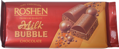 ROSHEN TABLETA CIOCOLATA AERATA LAPTE 80G