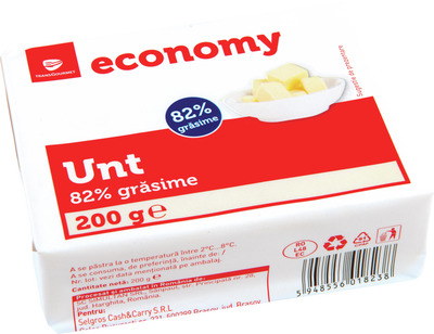 TRANSGOURMET ECONOMY UNT 82% GRASIME 200G