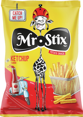 MR.STIX SNACK CU AROMA DE KETCHUP 125G