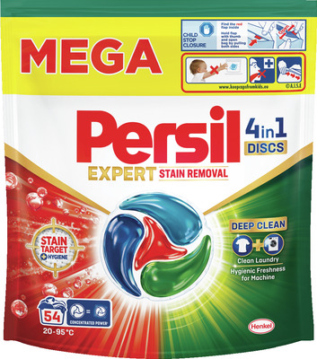 PERSIL 4IN1 DISCS EXPERT STAIN REMOVAL DET.RUFE 54 BUC.54SP.