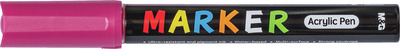 MARKER CU VOPSEA ACRILICA VARF ROTUND 2 MM ROSE