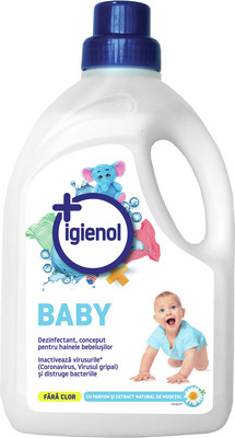 IGIENOL BABY DEZINFECTANT HAINE FARA CLOR MUSETEL 1.5L
