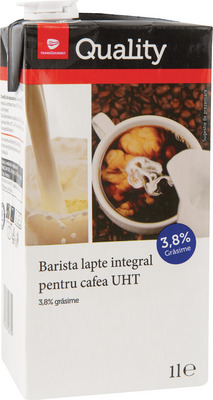 TRANSGOURMET QUALITY BARISTA LAPTE CAFEA 3,8 % UHT 1L