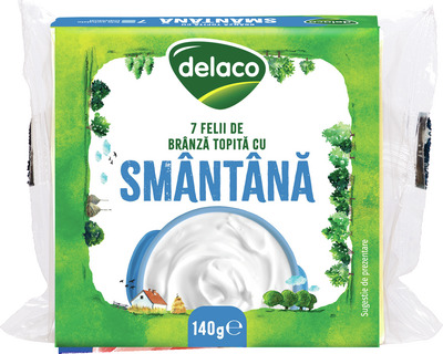 DELACO BRANZA TOPITA FELII CU SMANTANA 140G