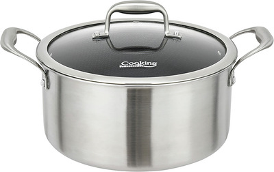 HEINNER SEMIOALA INOX CU CAPAC 24X12CM, 5L, TITANIUM3