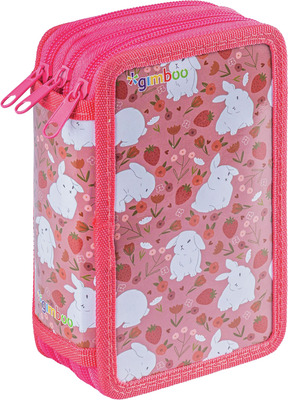 PENAR ECHIPAT CU 40 PIESE, 3 COMPARTIMENTE, BUNNIES