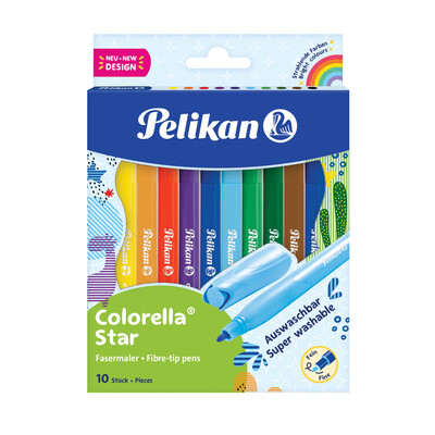 PELIKAN CARIOCI COLORELLA SET 10 CULORI