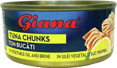 GIANA TON BUCATI IN ULEI VEGETAL SI SUC PROPRIU 160G