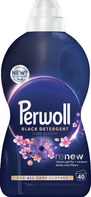 PERWOLL RENEW DARK BLOOM BLACK DETERGENT LICHID 2L 40 SPALARI