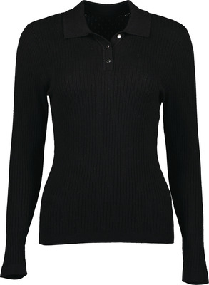 BLUE SEVEN BLUZA DAMA GULER POLO NEGRU 36 44