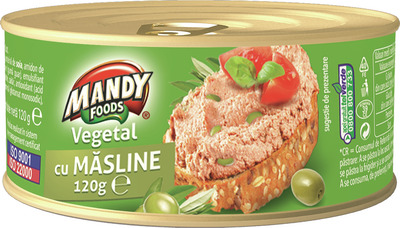 MANDY VEGETAL CU MASLINE 120G