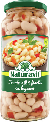 NATURAVIT FASOLE ALBA CU LEGUME 540G