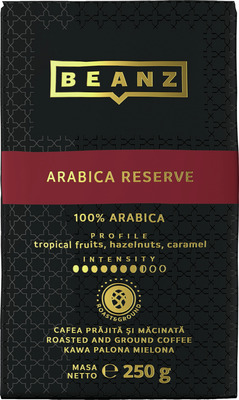 BEANZ ARABICA REZERVE CAFEA MACINATA 250G
