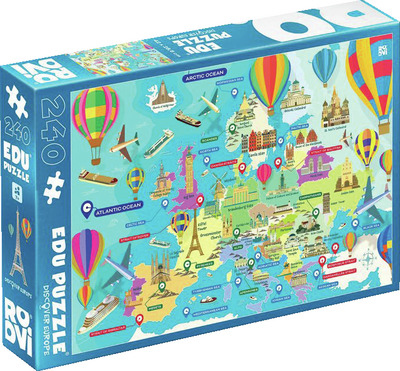 PUZZLE DESCOPERA EUROPA 240 DE PIESE