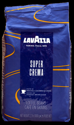 LAVAZZA SUPER CREMA ESPRESSO CAFEA BOABE 1KG