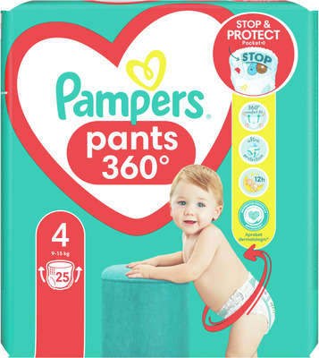 PAMPERS PANTS 4MAXI CARRY PACK 24/25BUC