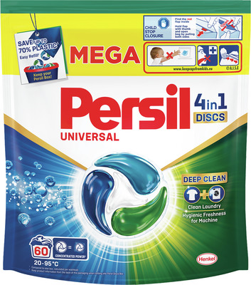 PERSIL 4IN1 DISCS UNIVERSAL DETERG.RUFE 60 BUC.60 SPALARI