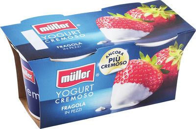 MULLER PEZZI IAURT CU CAPSUNI 2X125G