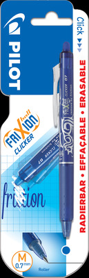 PILOT ROLLER FRIXION CLICKER 0,7 MM ALBASTRU