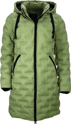 BLUE FLAME GEACA DAMA LUNGA MATLASATA OLIVE CU GLUGA 36 44