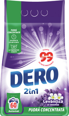 DERO AUTOMAT 2IN1 LAVANDA 60 SPALARI 4.5KG
