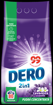 DERO AUTOMAT 2IN1 LAVANDA 80 SPALARI 6KG