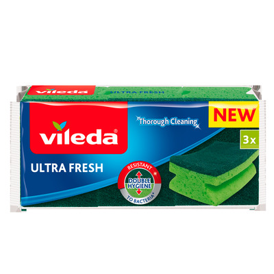 VILEDA ULTRAFRESH BURETE VASE CU PROTECTIE UNGHII 3BUC