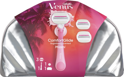 GILLETTE VENUS GIFT SUGARBERRY MANER+3REZ+SUPORT+GEANTA