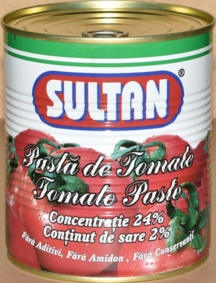 SULTAN PASTA DE TOMATE 24% 800G