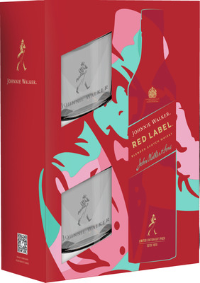 JOHNNIE WALKER RED LABEL SCOTCH WH.40% 0,7+2PAHARE SGR