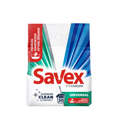 SAVEX PREMIUM UNIVERSAL DETERGENT MANUAL 30SP.1.2KG